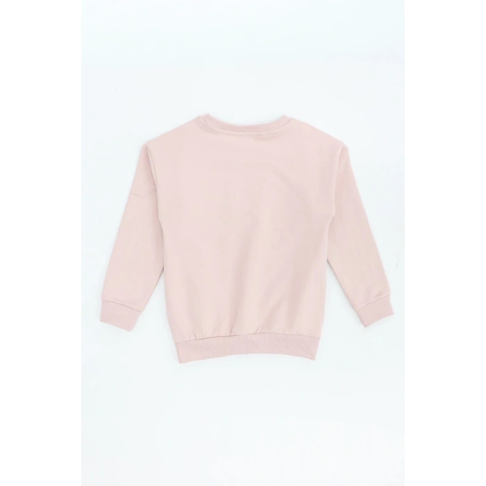 2 İp Şardonlu 6-9 Yaş Sweat Pudra - 6264149.1576.