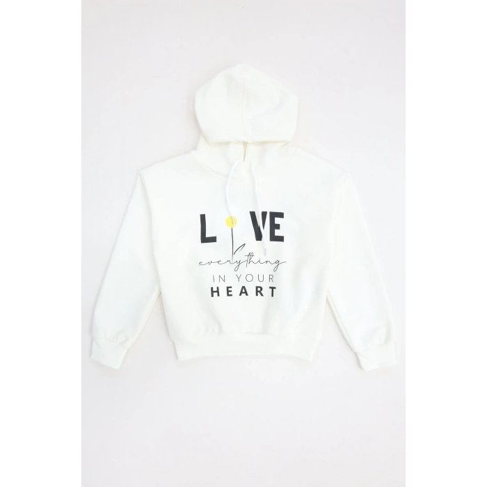 2 İp Şardonsuz Penye Sweat 5-8 Yaş Ekru - 6264271.1576.