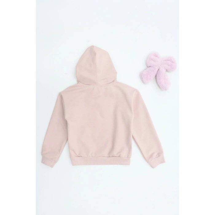 2 İp Şardonsuz Penye Sweat 5-8 Yaş Pudra - 6264271.1576.