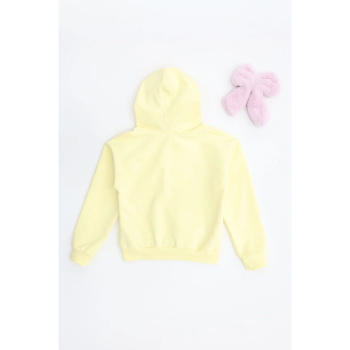 2 İp Şardonsuz Penye Sweat 5-8 Yaş Sarı - 6264271.1576.