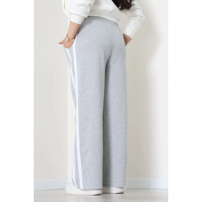 2 İplik Büyük Beden Eşofman Altı Gri - 52178.1005.