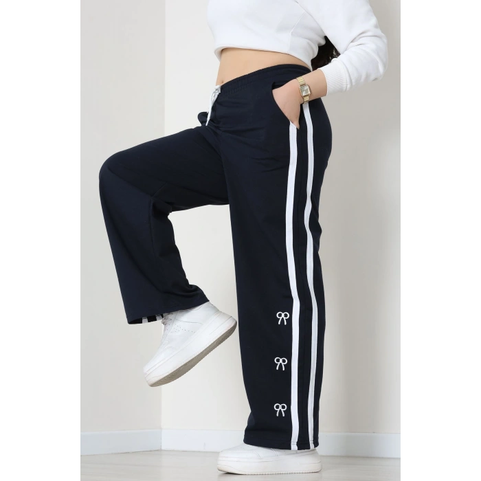 2 İplik Büyük Beden Eşofman Altı Lacivert - 52178.1005.