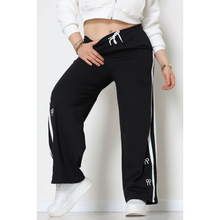 2 İplik Büyük Beden Eşofman Altı Siyah - 52178.1005.