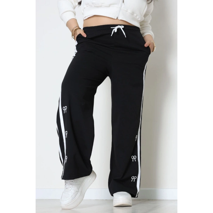 2 İplik Büyük Beden Eşofman Altı Siyah - 52178.1005.