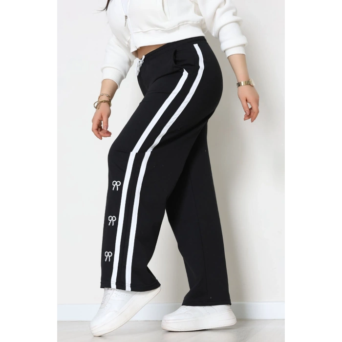 2 İplik Büyük Beden Eşofman Altı Siyah - 52178.1005.