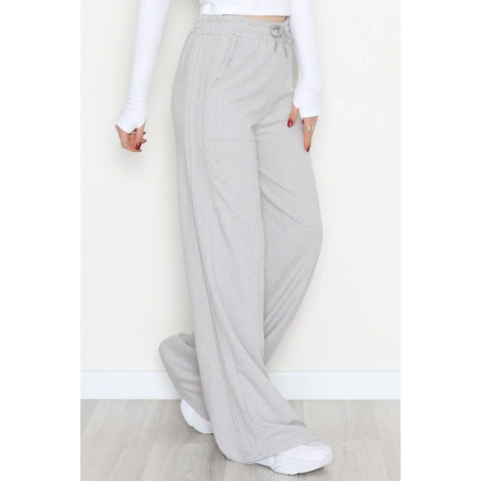 2 İplik Eşofman Altı Gri - 52048.1857.