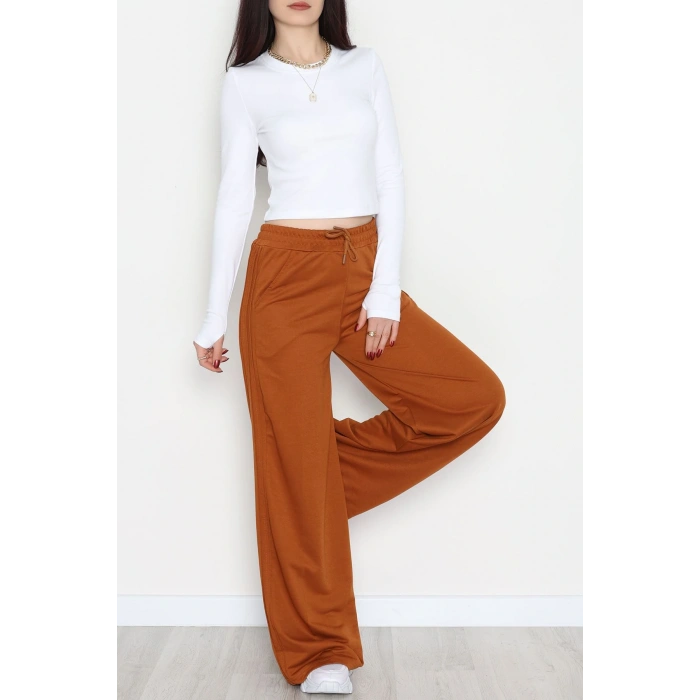 2 İplik Eşofman Altı Kahve - 52048.1857.