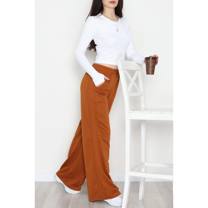 2 İplik Eşofman Altı Kahve - 52048.1857.