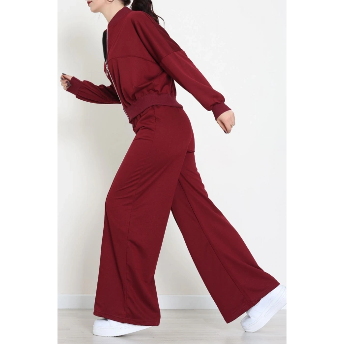 2 İplik Eşofman Takımı Bordo - 55022.1857.