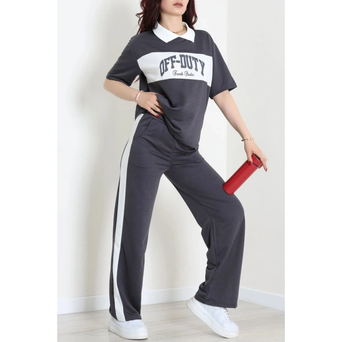 2 İplik Eşofman Takımı Füme - 52280.1005.