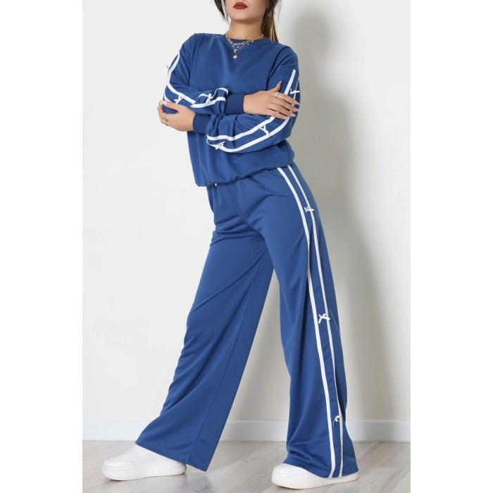 2 İplik Eşofman Takımı İndigo - 50788.1857.