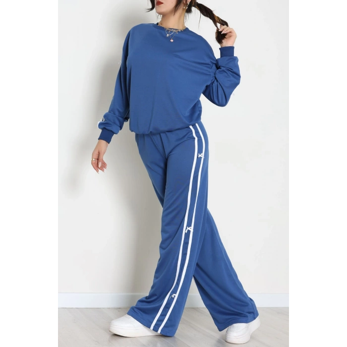 2 İplik Eşofman Takımı İndigo - 50788.1857.