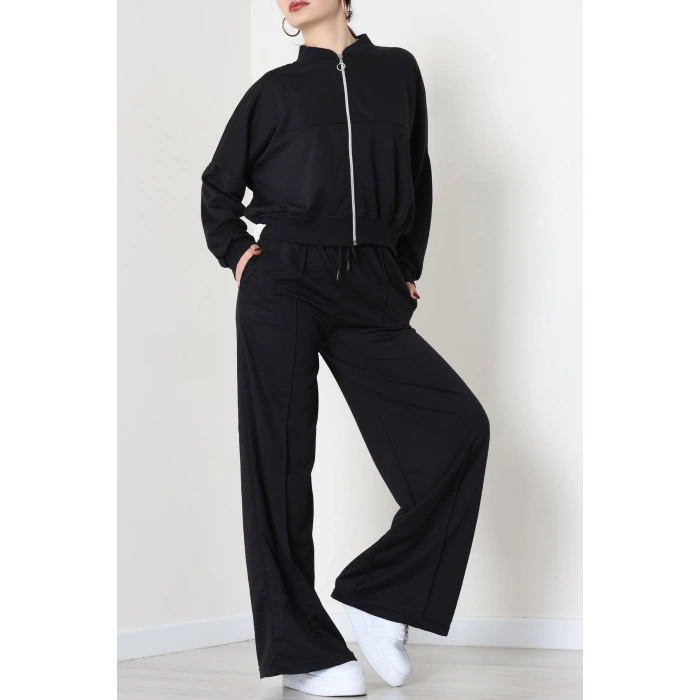 2 İplik Eşofman Takımı Siyah - 55022.1857.