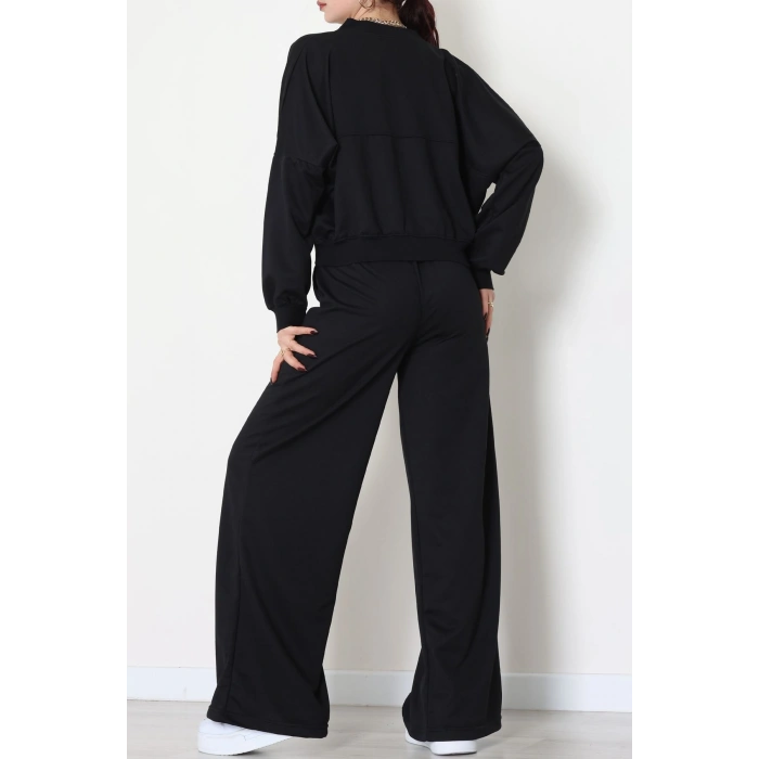 2 İplik Eşofman Takımı Siyah - 55022.1857.