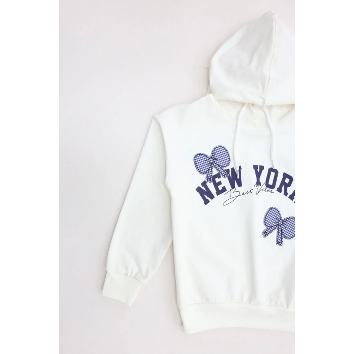 2 İplik Şardonsuz Penye Sweat 6-9 Yaş Ekru - 6264210.1576.