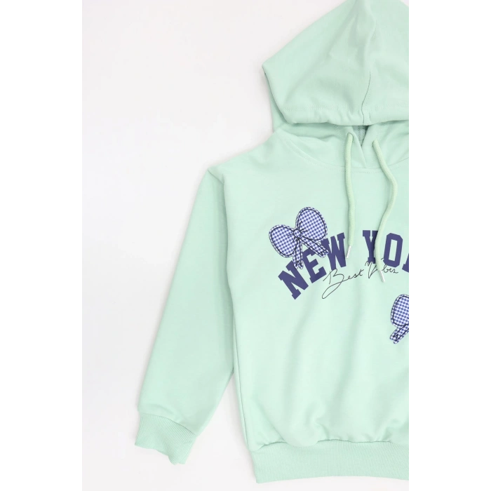 2 İplik Şardonsuz Penye Sweat 6-9 Yaş Mint - 6264210.1576.