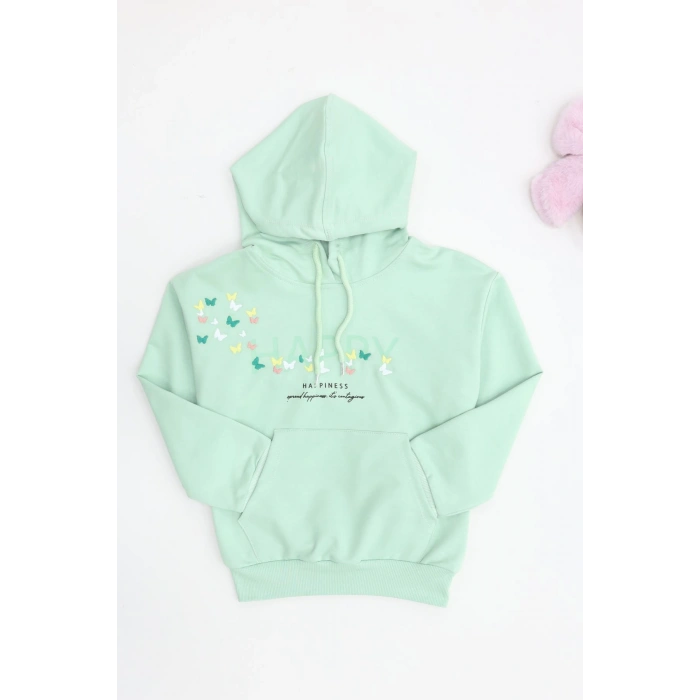 2 İplik Şardonsuz Penye Sweat Mint - 6264272.1576.