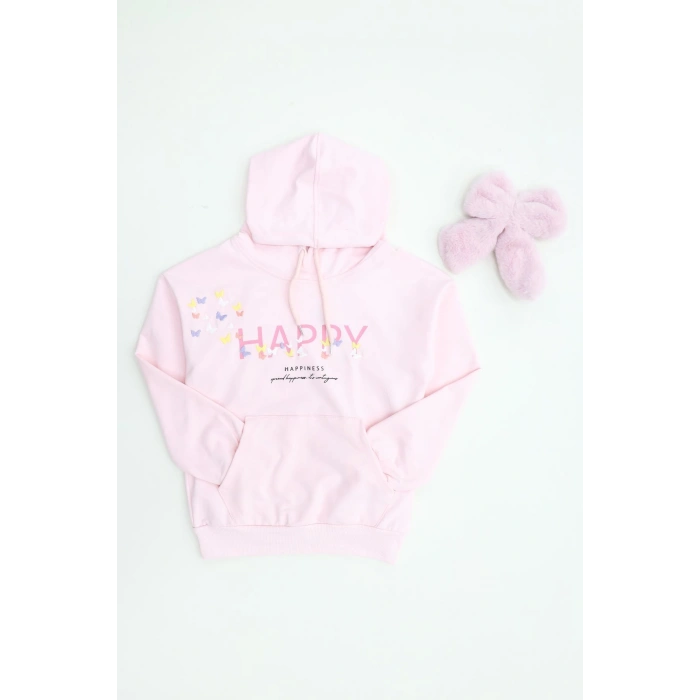 2 İplik Şardonsuz Penye Sweat Pembe - 6264272.1576.