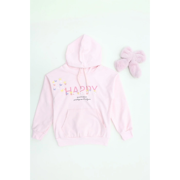 2 İplik Şardonsuz Penye Sweat Pembe - 6264272.1576.