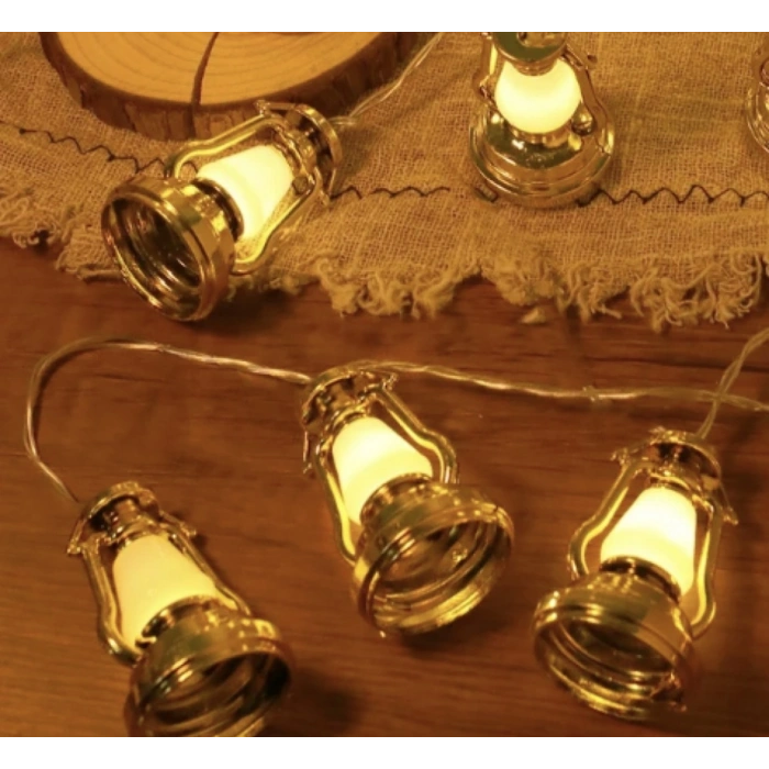 2m 10 Led Ramazan Kandili Led Işık Mz-309