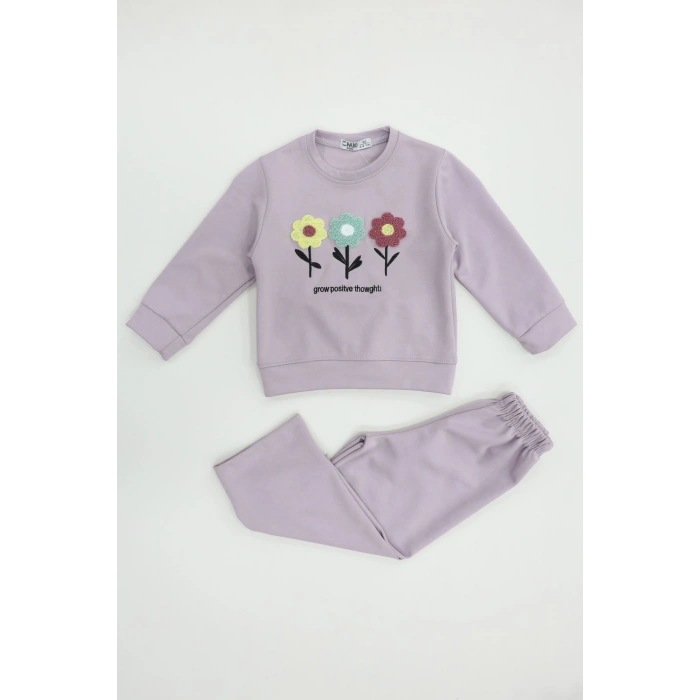 3-10 Yaş Double Face Takım Lila - 70105.1867.