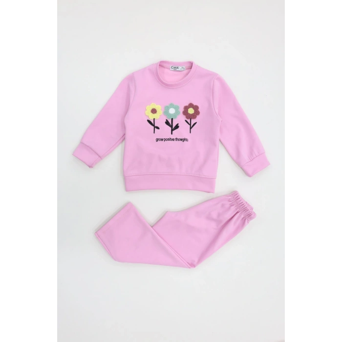 3-10 Yaş Double Face Takım Pembe - 70105.1867.