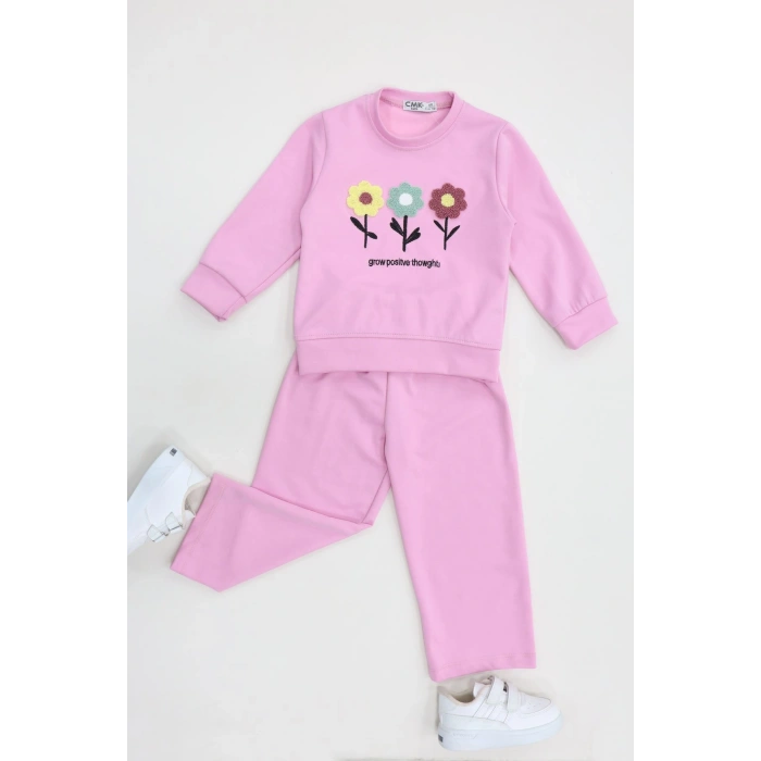3-10 Yaş Double Face Takım Pembe - 70105.1867.