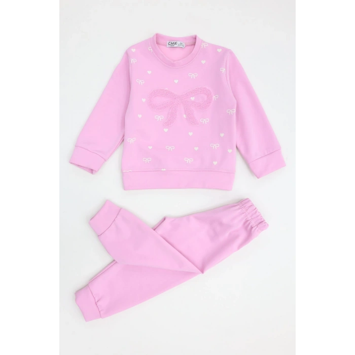 3-10 Yaş Double Face Takım Pembe - 70135.1867.