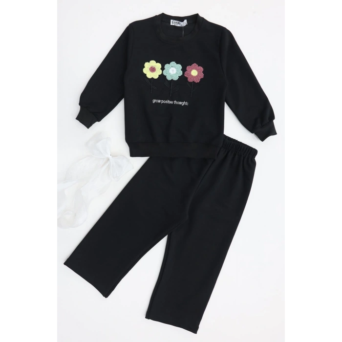 3-10 Yaş Double Face Takım Siyah - 70105.1867.