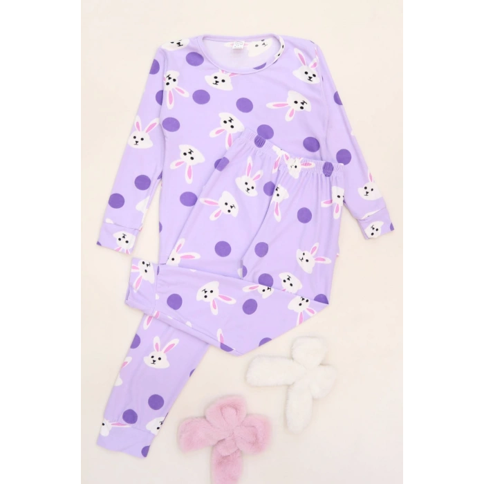 3-14 Yaş Süet Manşetli Alt Üst Aynı Takım Mortavşan - 410.1287.