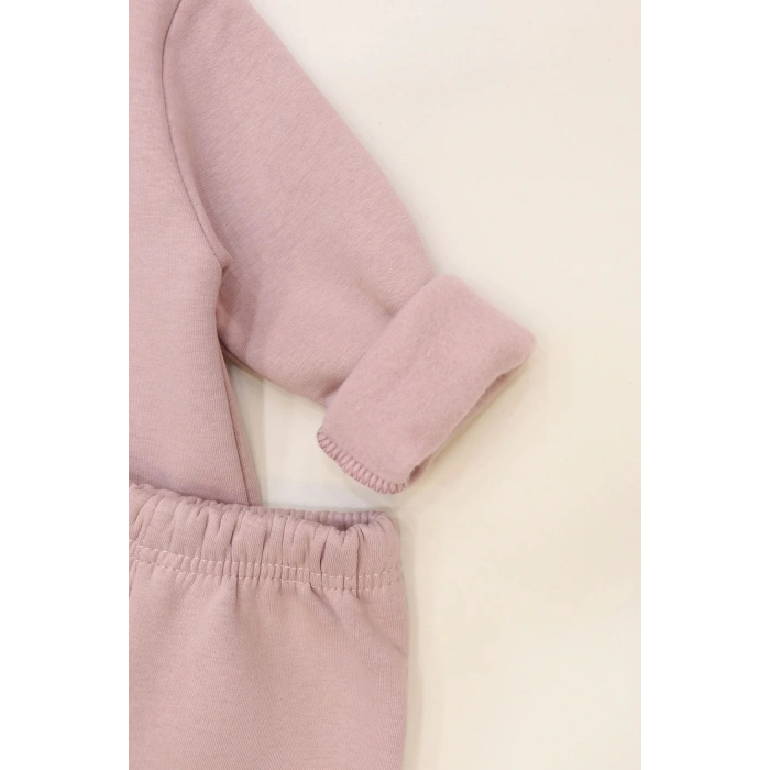 3-7 Yaş 3 İplik Şardonlu İkili Takım Açıkpudra - 50935.1867.