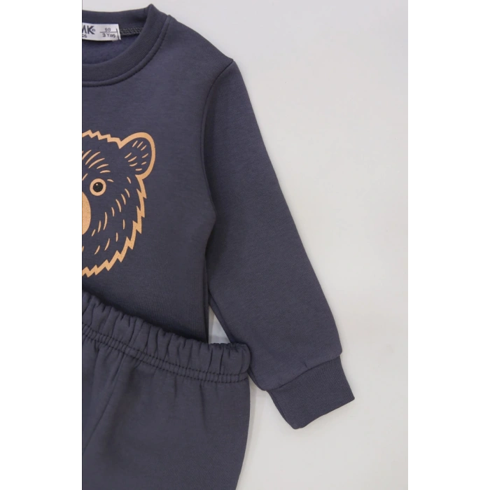 3-7 Yaş 3 İplik Şardonlu İkili Takım Antrasit - 50810.1867.