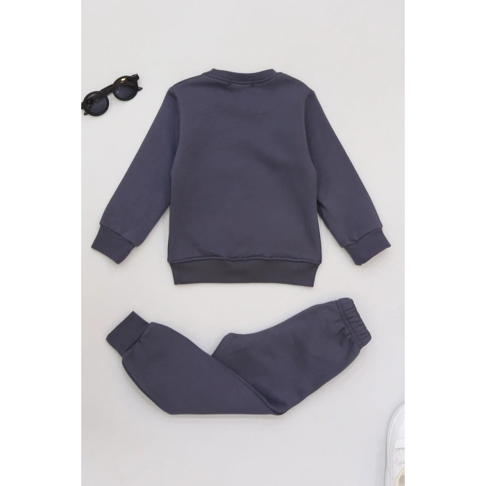 3-7 Yaş 3 İplik Şardonlu İkili Takım Antrasit - 50810.1867.