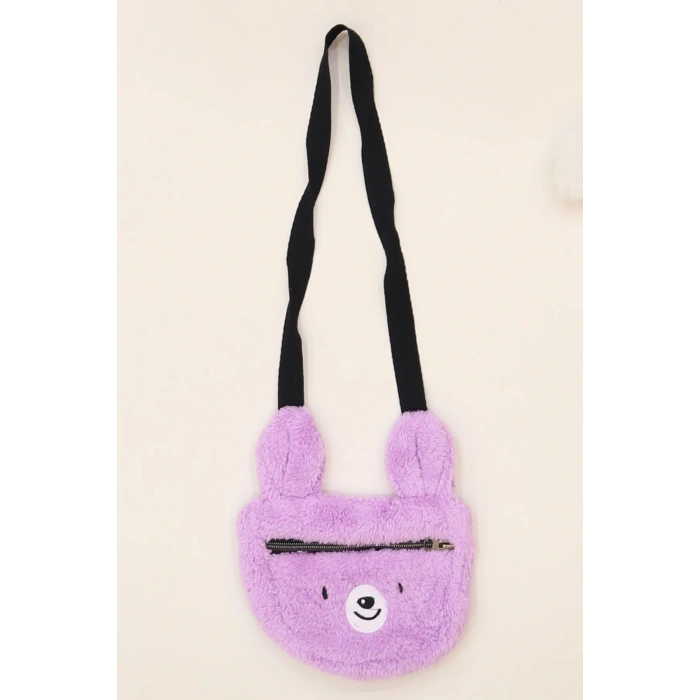 3-7 Yaş Çantalı Welsoft Sweat Lila - 624433.1576.