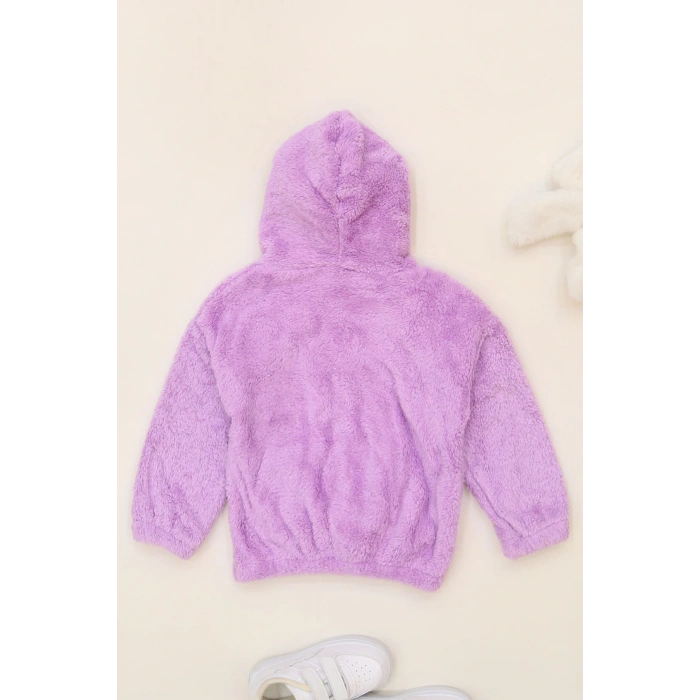 3-7 Yaş Çantalı Welsoft Sweat Lila - 624433.1576.