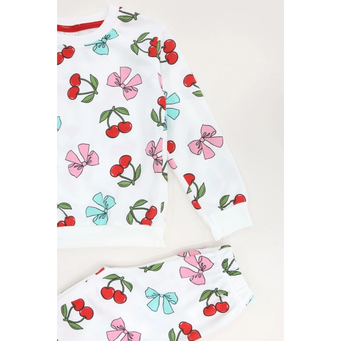 3-8 Yaş 2 İplik İkili Takım Beyazkiraz - 52192.1776.