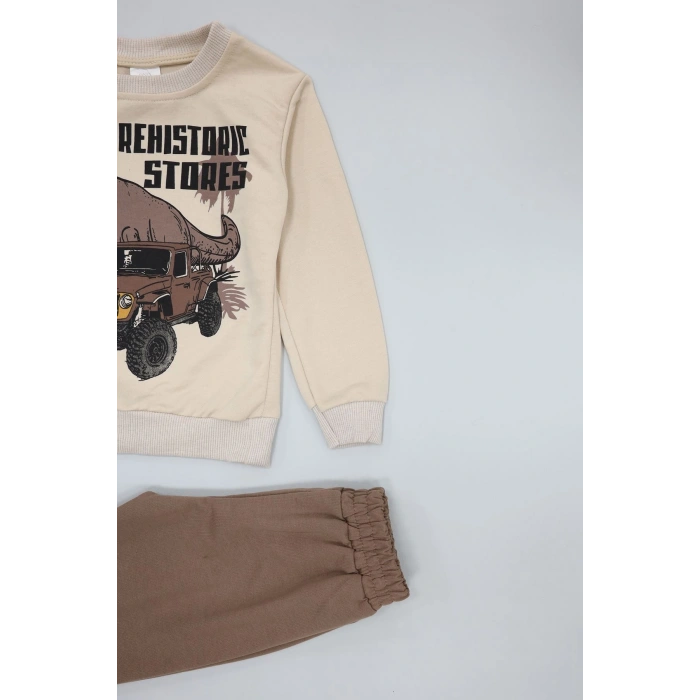 3-8 Yaş 2 İplik İkili Takım Kahve - 50928.1776.