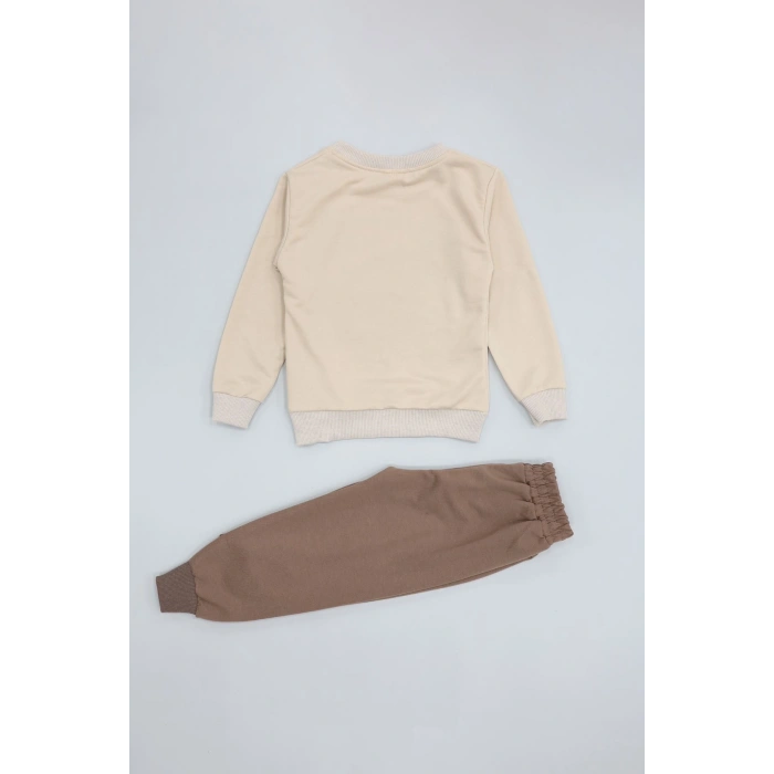 3-8 Yaş 2 İplik İkili Takım Kahve - 50928.1776.
