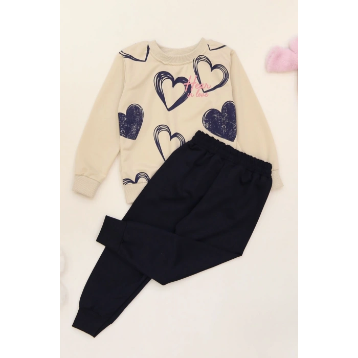 3-8 Yaş 2 İplik İkili Takım Lacivert - 50926.1776.