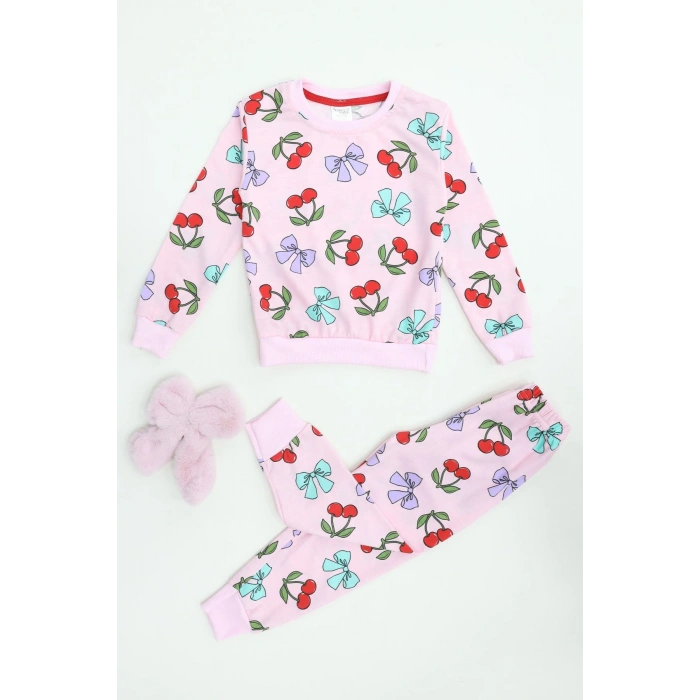 3-8 Yaş 2 İplik İkili Takım Pembekiraz - 52192.1776.