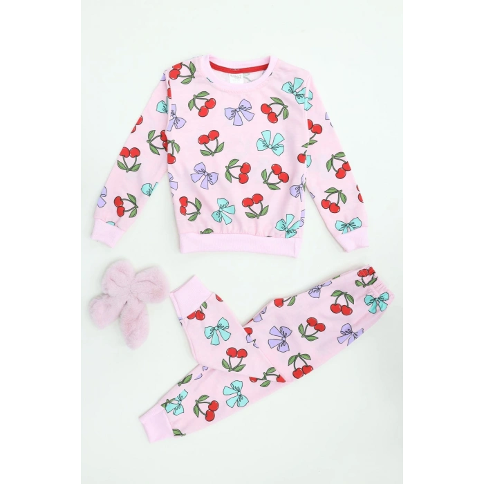 3-8 Yaş 2 İplik İkili Takım Pembekiraz - 52192.1776.