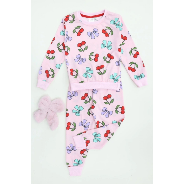 3-8 Yaş 2 İplik İkili Takım Pembekiraz - 52192.1776.