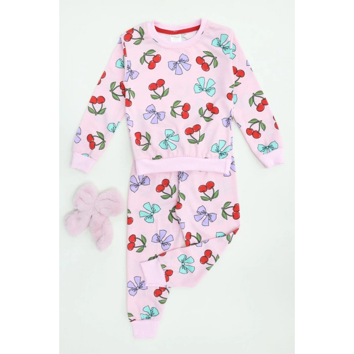 3-8 Yaş 2 İplik İkili Takım Pembekiraz - 52192.1776.