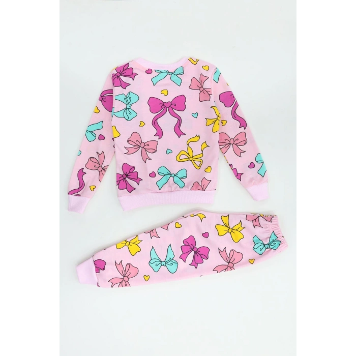 3-8 Yaş 2 İplik İkili Takım Pembekurdele - 52192.1776.