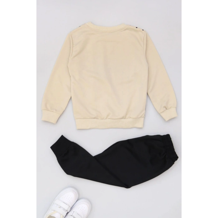 3-8 Yaş 2 İplik İkili Takım Siyah - 50929.1776.