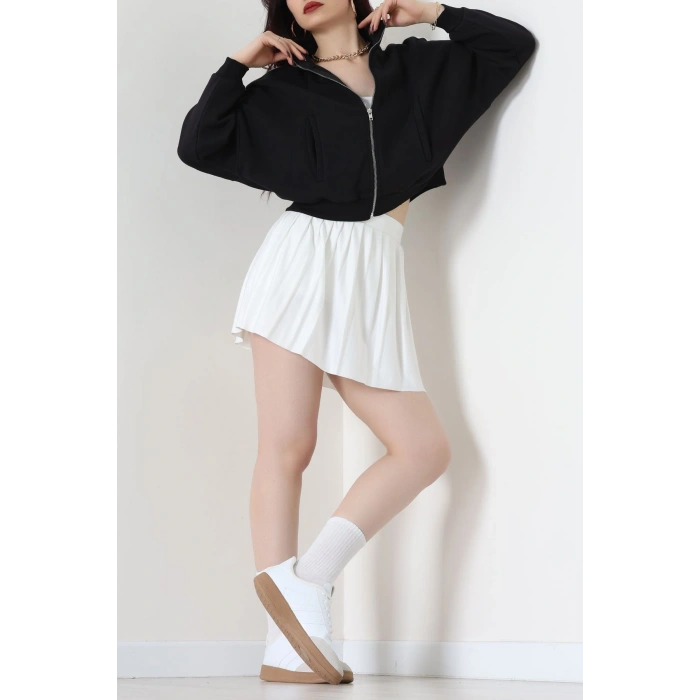 3 İp Şardonlu Sweatshırt Siyah - 21954.200.