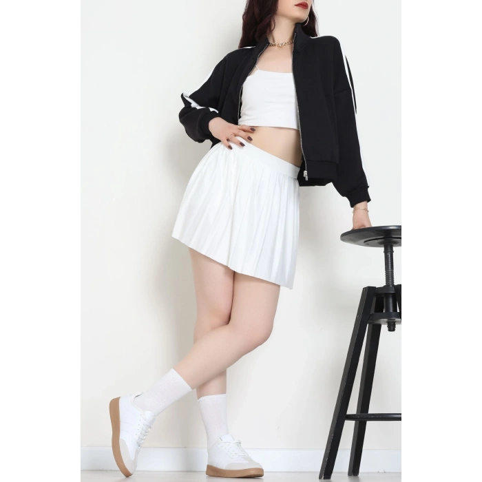 3 İp Şardonlu Sweatshırt Siyah - 21954.200.