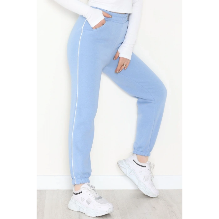 3 İplik Biyeli Eşofman Altı Bebemavi - 30103.1878.