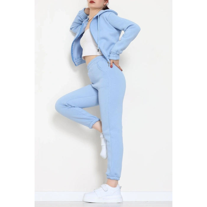 3 İplik Crop Eşofman Takımı Bebemavi - 50913.1878.