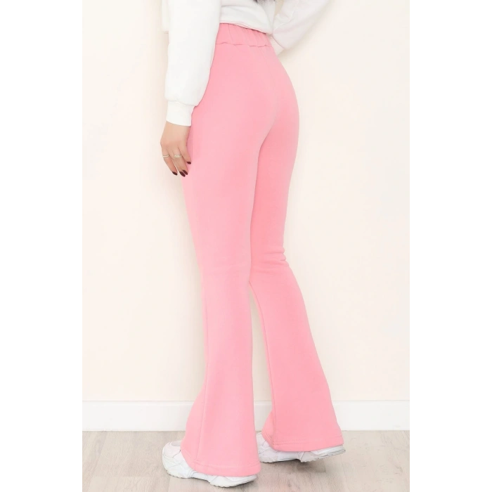 3 İplik İspanyol Paça Eşofman Altı Koyupembe - 42522.1878.